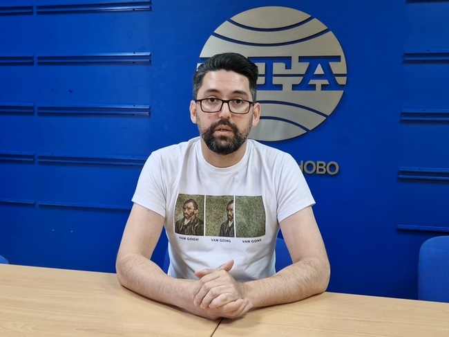 Георги Бъчваров гостува в пресклуба на БТА във Велико Търново за представянето на списание ЛИК: "Кристо и Жан-Клод на 90 във вечността"