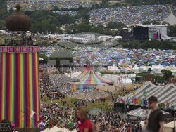 Britain Glastonbury Music Festival Day 1