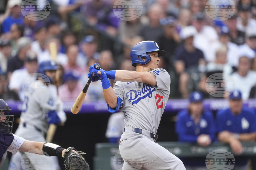 Dodgers Rockies Baseball