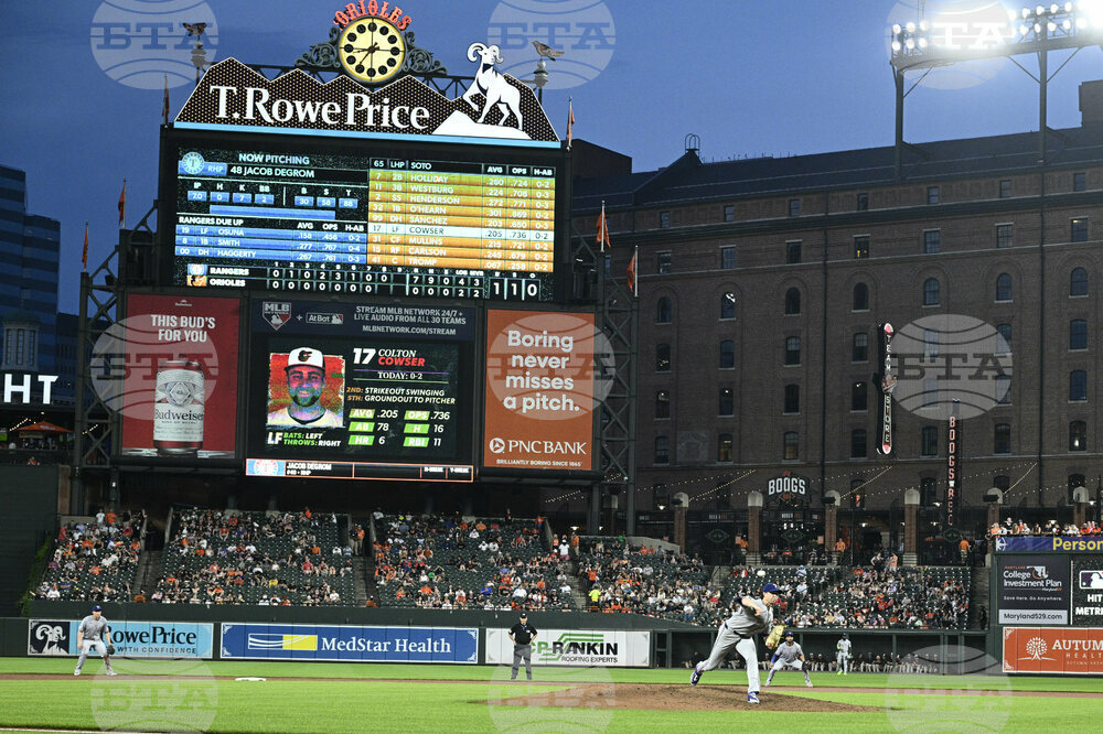 Rangers Orioles Baseball