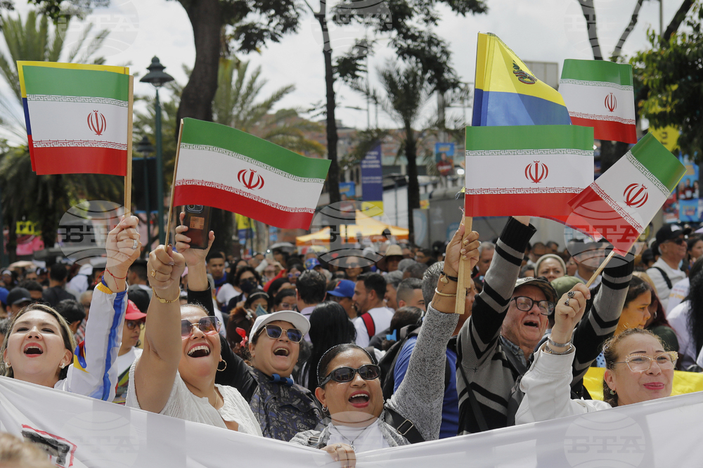 Venezuela Mideast War Protest