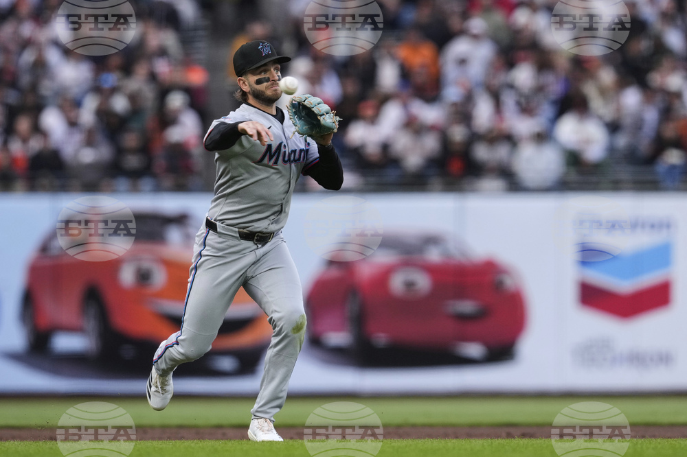 Marlins Giants Baseball