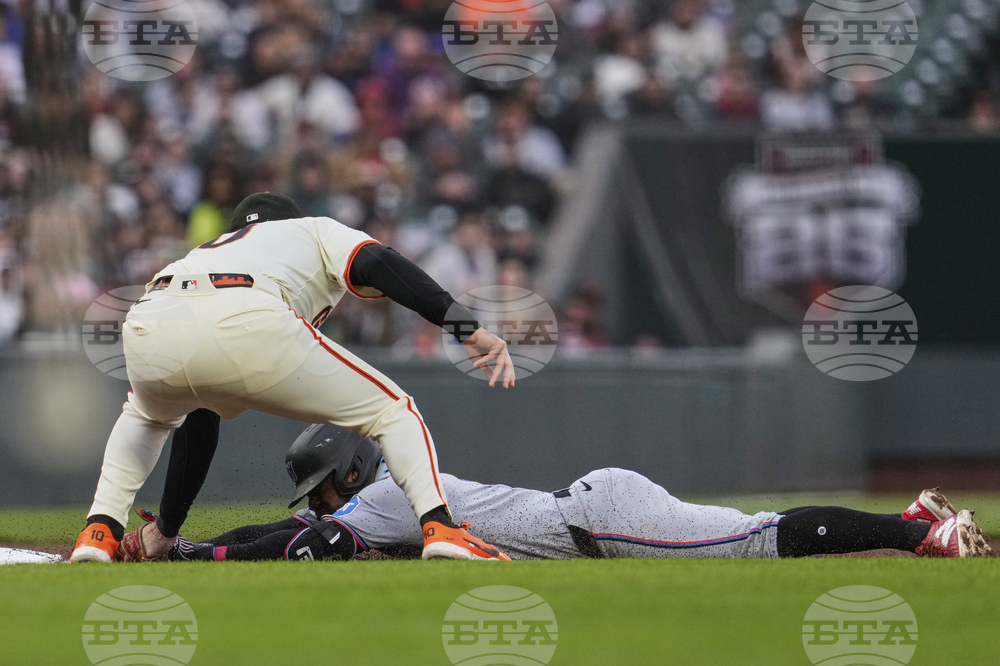Marlins Giants Baseball