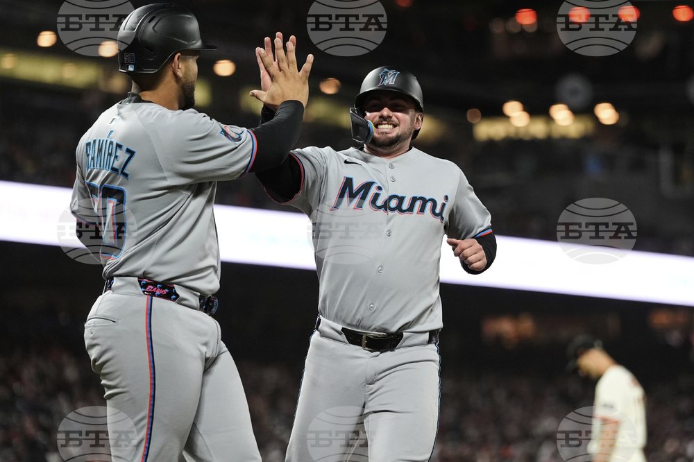 Marlins Giants Baseball