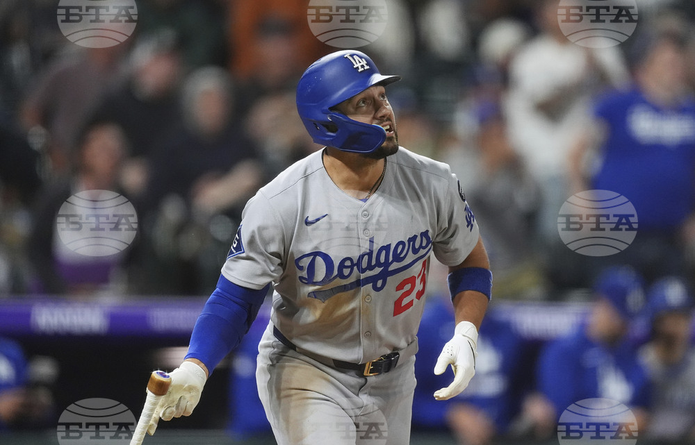 Dodgers Rockies Baseball