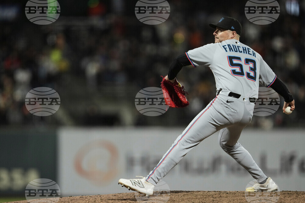 Marlins Giants Baseball