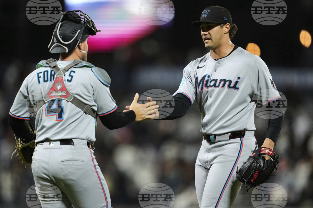 Marlins Giants Baseball