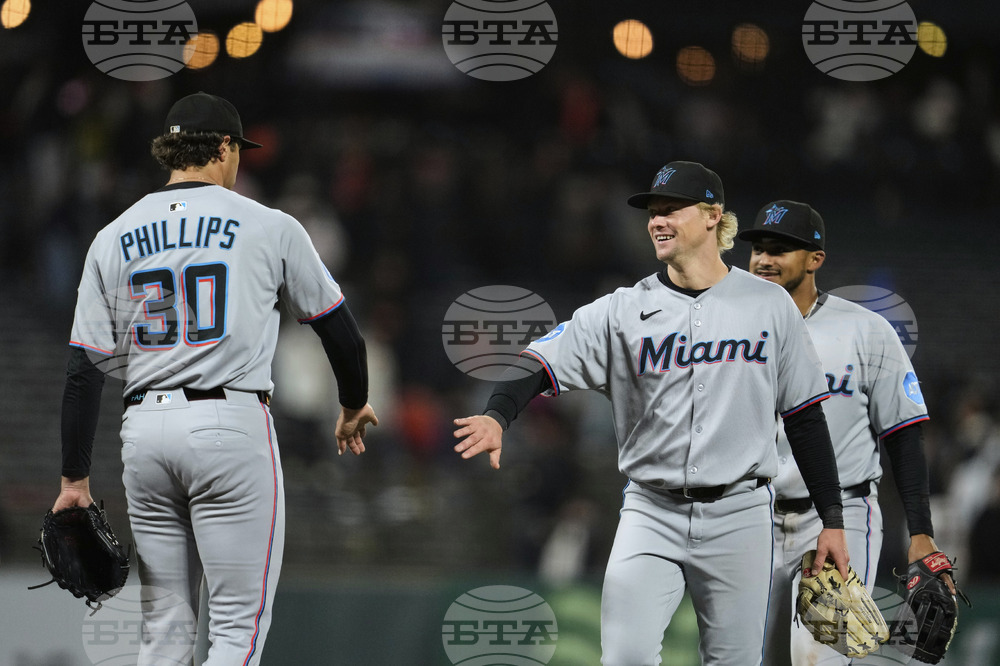 Marlins Giants Baseball