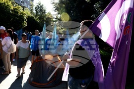 Столична община - протест - градски транспорт