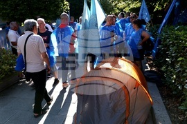 Столична община - протест - градски транспорт