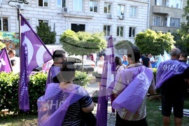 Столична община - протест - градски транспорт
