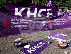 Столична община - протест - градски транспорт