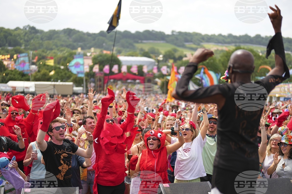 Britain Glastonbury Music Festival Day 2