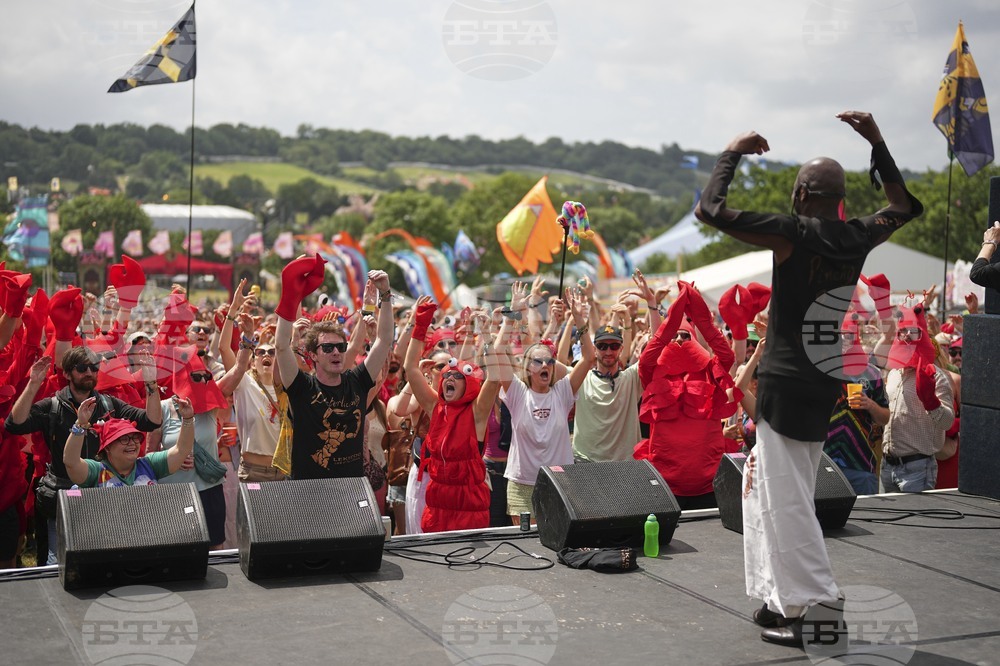 Britain Glastonbury Music Festival Day 2