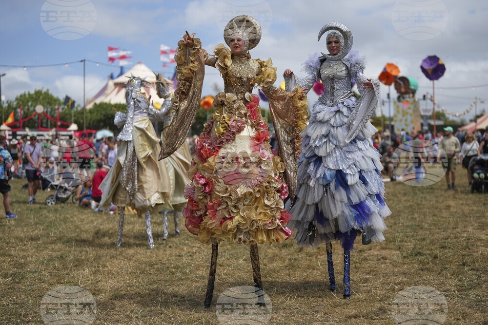 Britain Glastonbury Music Festival Day 2