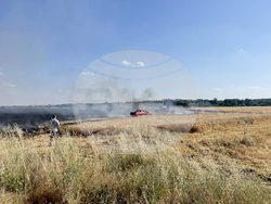 Ямбол - нива - пожар