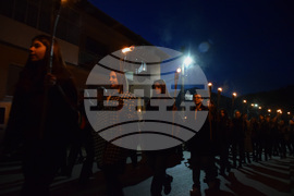 Разлог - Васил Левски - годишнина - шествие