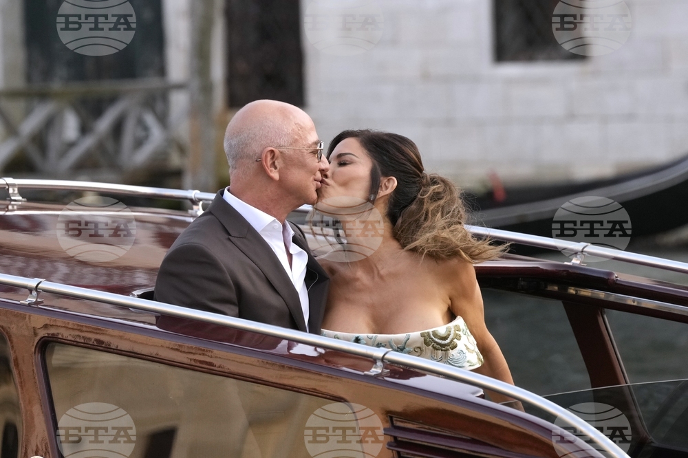 APTOPIX Italy Venice Bezos Wedding
