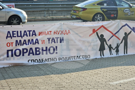 Движение „Родители за споделено детство“ - протест