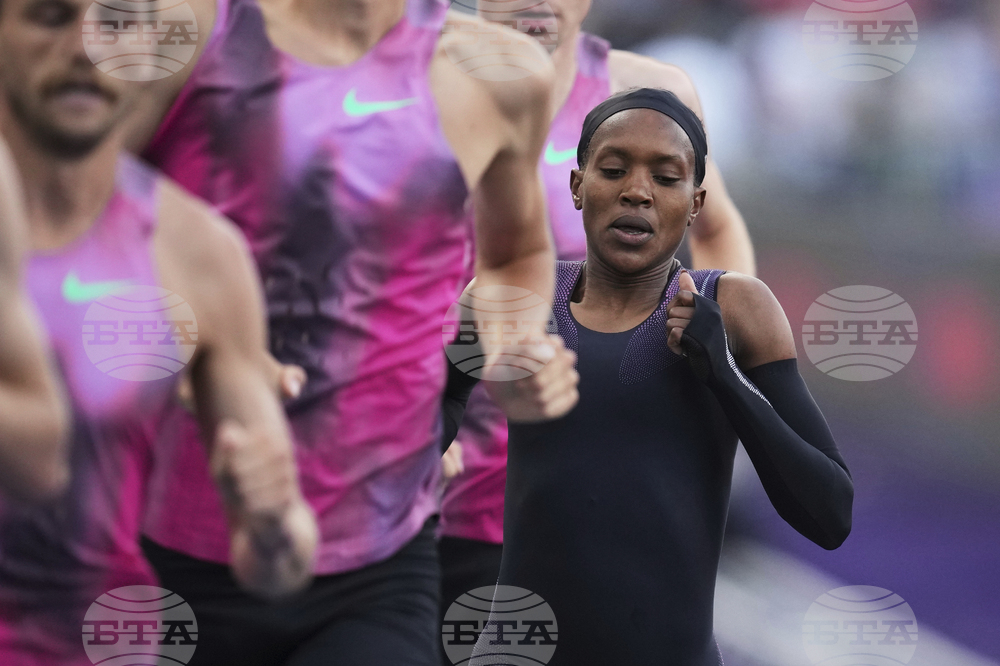 APTOPIX France Athletics Kipyegon 4 Minute Mile Quest