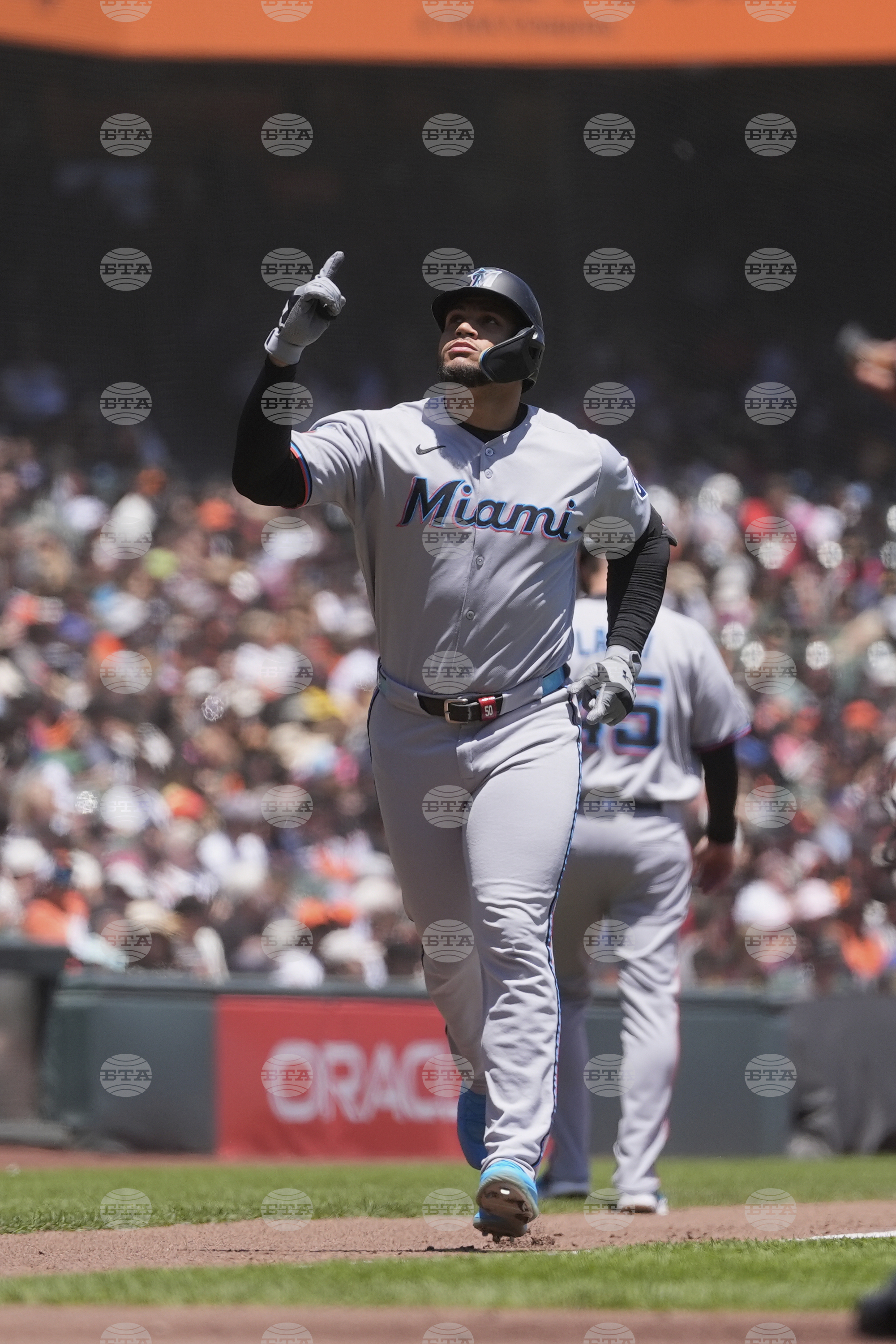 Marlins Giants Baseball