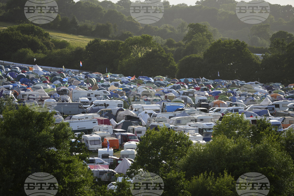 Britain Glastonbury Music Festival Day 2
