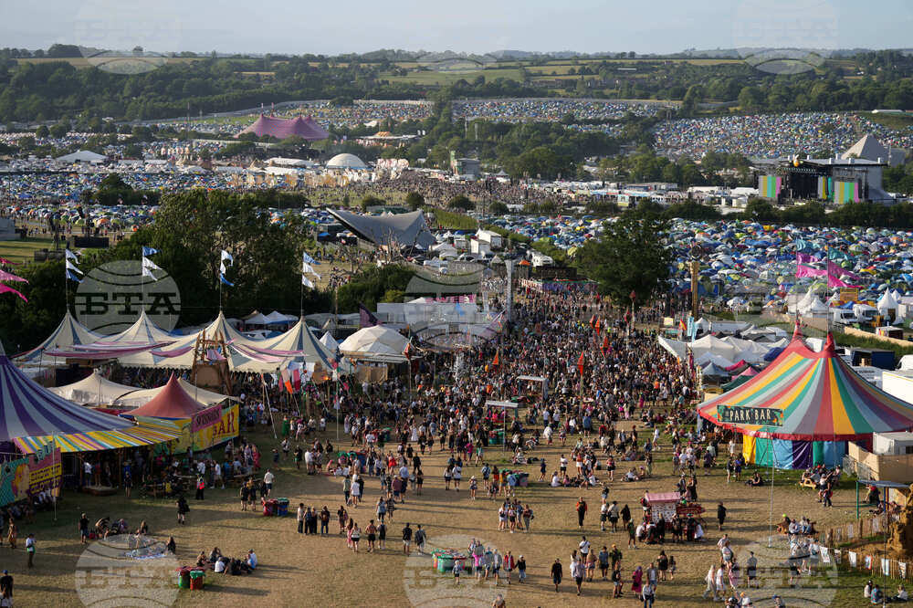 Britain Glastonbury Music Festival Day 2