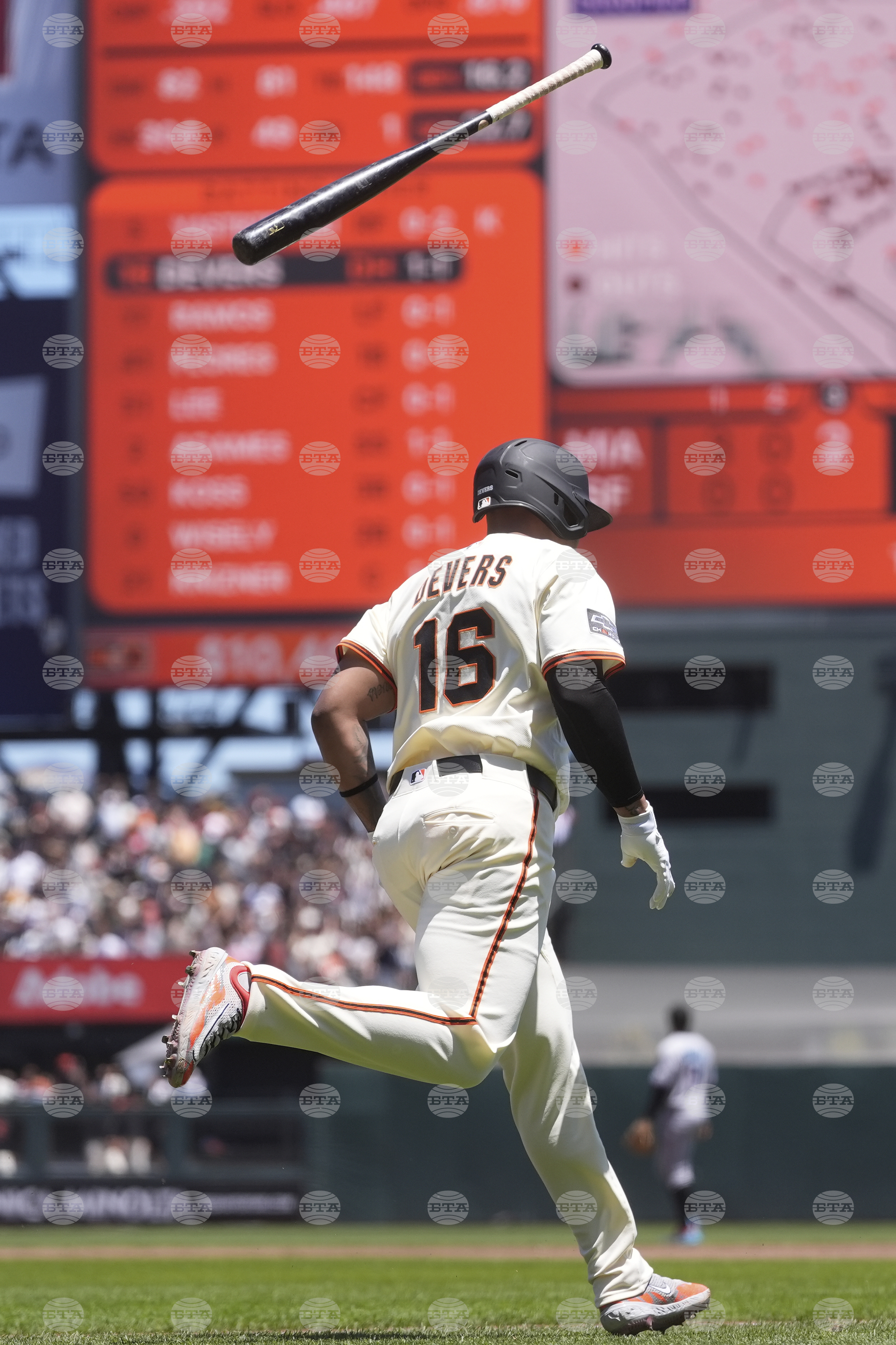 Marlins Giants Baseball