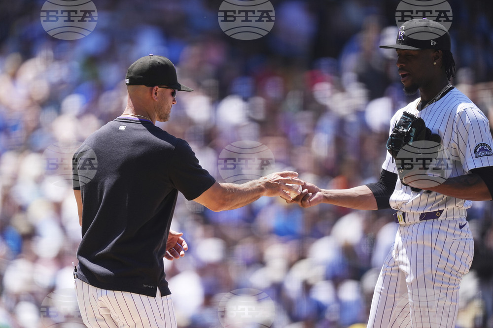 Dodgers Rockies Baseball
