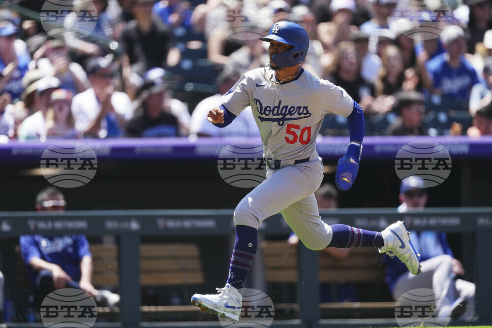 Dodgers Rockies Baseball