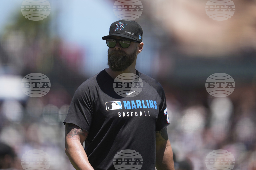 Marlins Giants Baseball