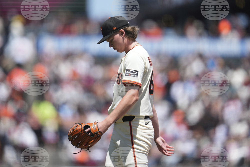 Marlins Giants Baseball