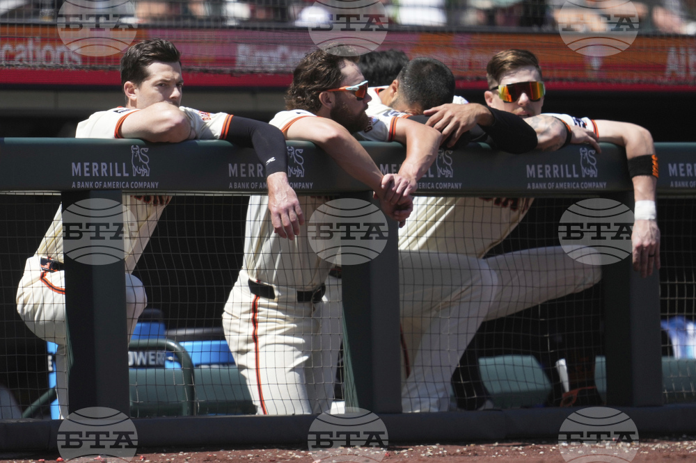 Marlins Giants Baseball