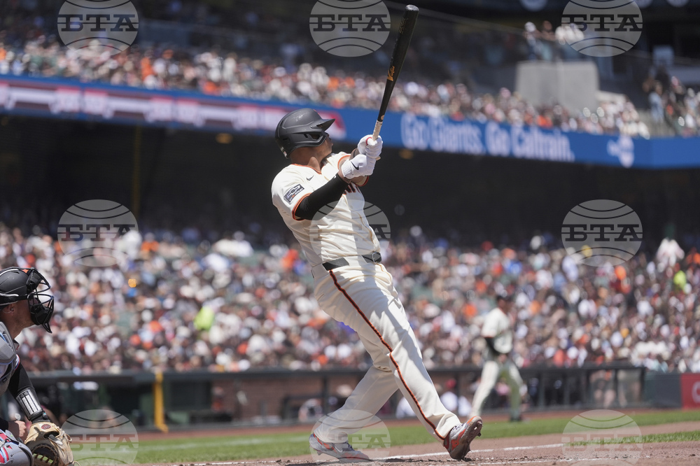 APTOPIX Marlins Giants Baseball