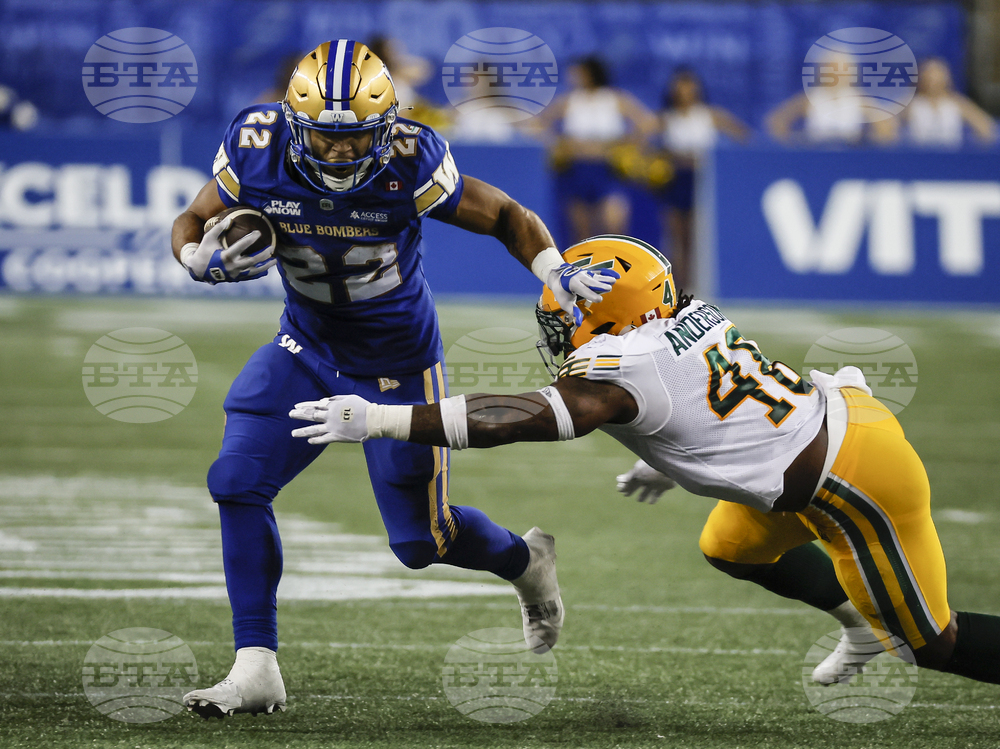 CFL Elks Blue Bombers Football