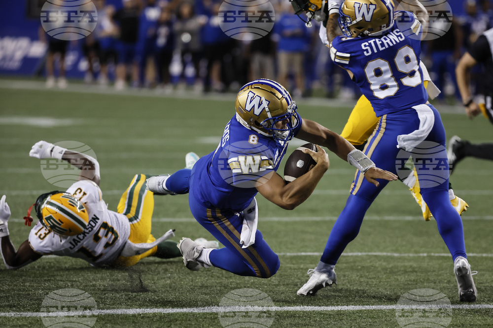 CFL Elks Blue Bombers Football