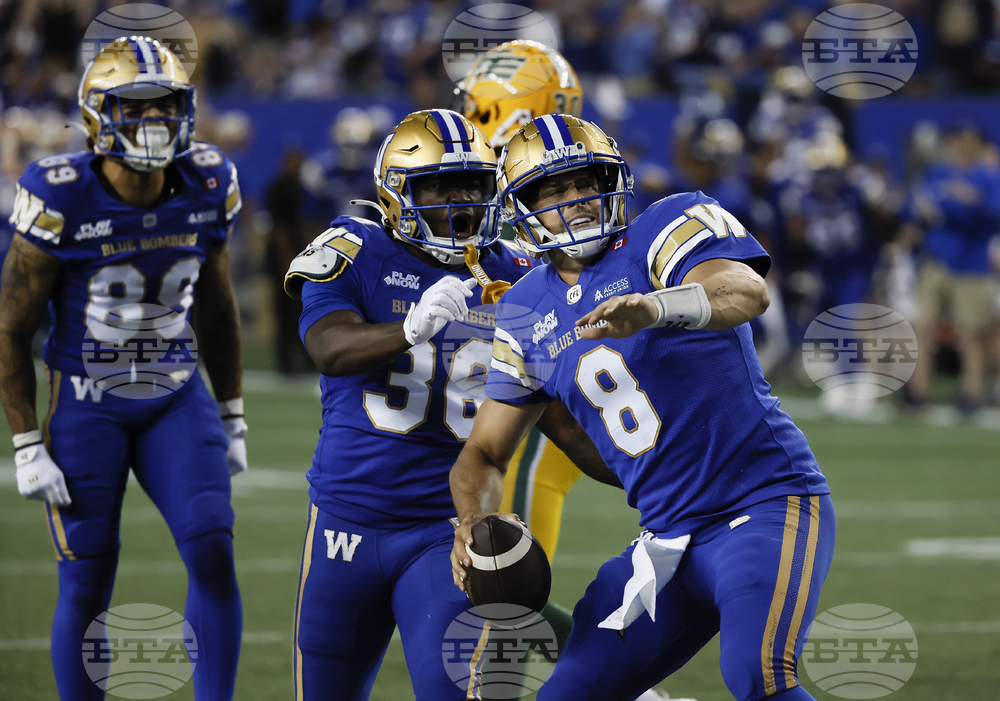 CFL Elks Blue Bombers Football