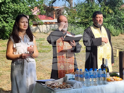 Село Ясен - храм - първа копка