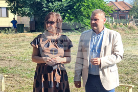 Село Ясен - храм - първа копка