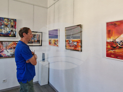 Троян - изложба - „70 реверберации на времето“ на художника Стефан Мичев