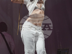 Britain Glastonbury Music Festival Day 3