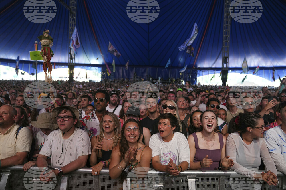 Britain Glastonbury Music Festival Day 3