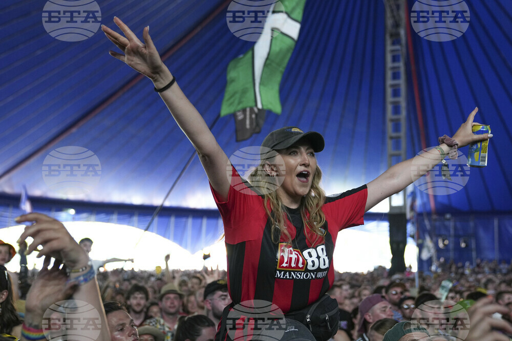 Britain Glastonbury Music Festival Day 3