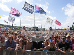 Britain Glastonbury Music Festival Day 3