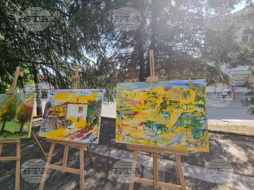Художници от пет държави взеха участие в Международния арт пленер „Изкуството в Мъглиж“