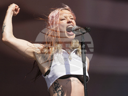 Britain Glastonbury Music Festival Day 3