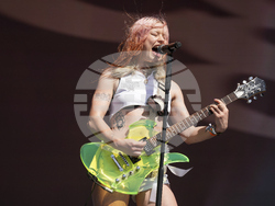 Britain Glastonbury Music Festival Day 3