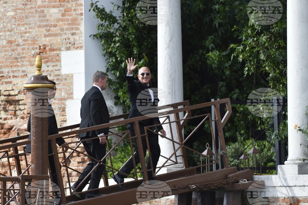 APTOPIX Italy Venice Bezos Wedding
