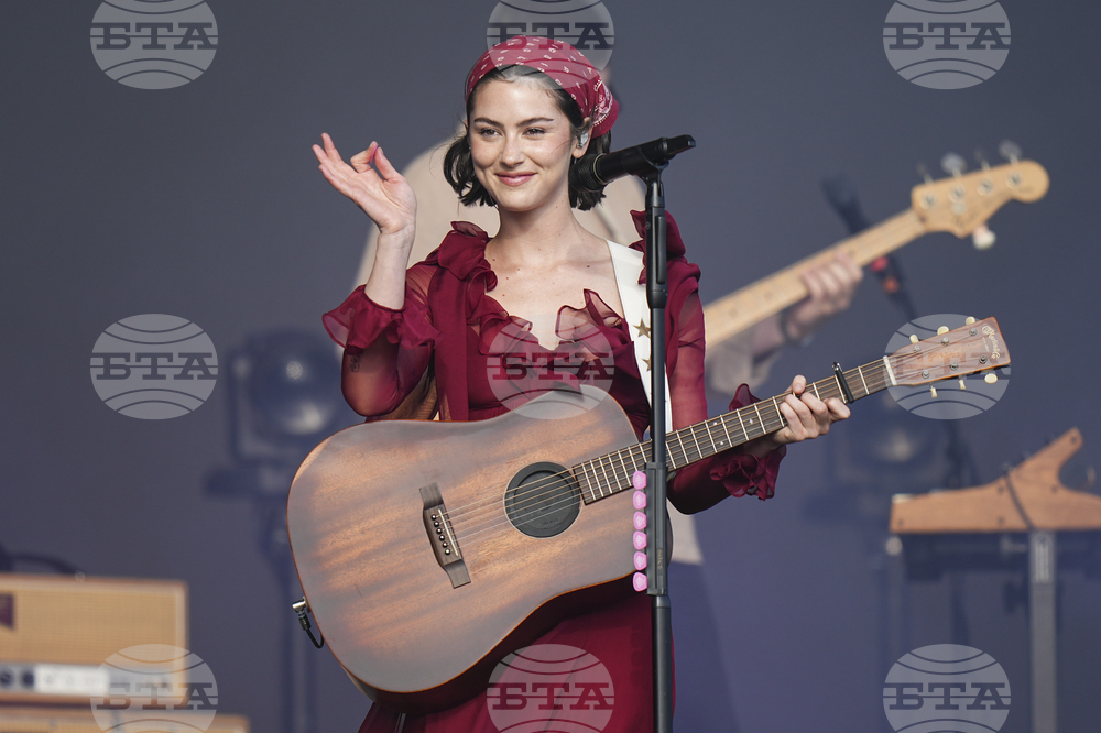 Britain Glastonbury Music Festival Day 3