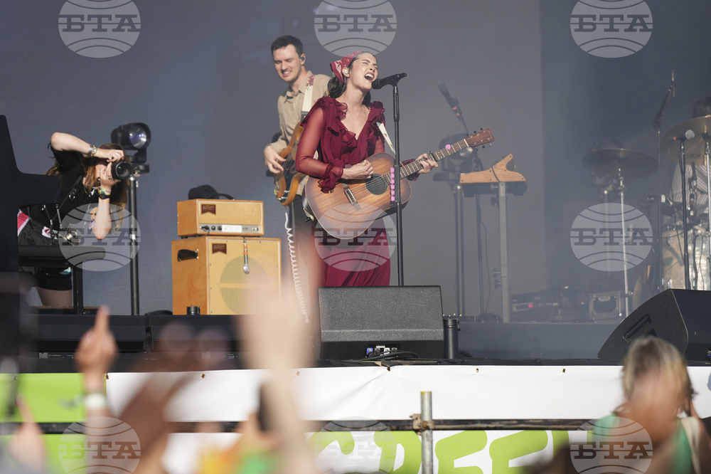 Britain Glastonbury Music Festival Day 3